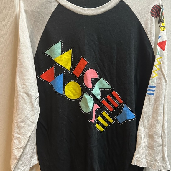 Disney Tops - Disney Parks women's  MMRaglan Shirt - Black and White size XL/ NWOTA134